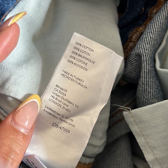 Free People Denim Cut-off Shorts Size 25 - Picture 6 of 6